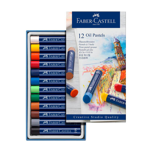 Faber-Castell Creative Studio Oil Pastels (Box of 12)