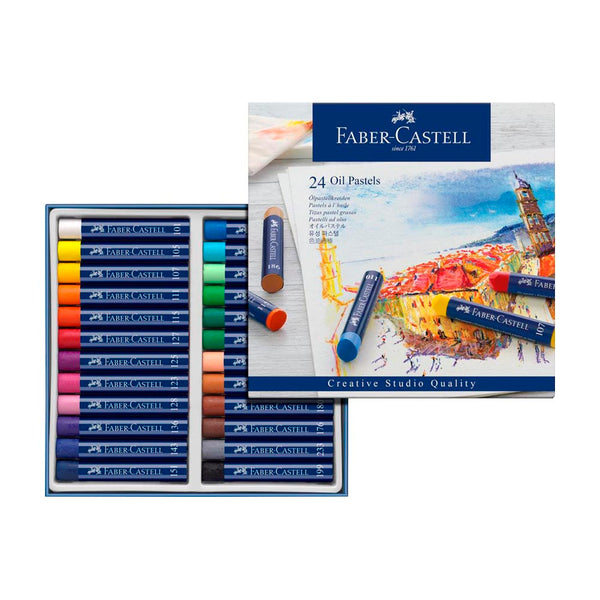 Faber-Castell Creative Studio Oil Pastels (Box of 24)