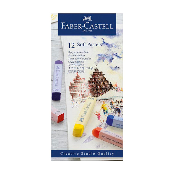 Faber-Castell Creative Studio Soft Pastels (Box of 12)