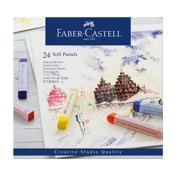 Faber-Castell Creative Studio Soft Pastels (Box of 24)