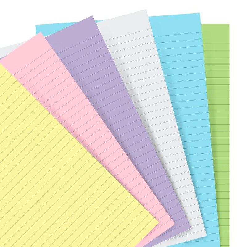 Filofax Pastel Paper Pack  - Personal (60 Assorted Sheets)