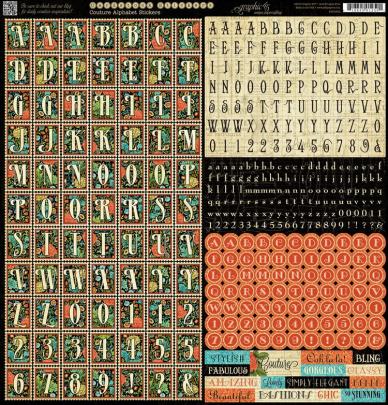 Graphic 45 Alphabet Stickers