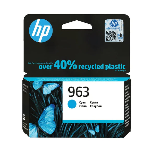 HP 963 Original Ink Cartridge Cyan 3JA23AE