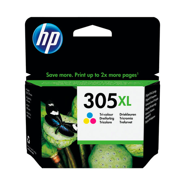 HP 305XL High Yield Original Ink Cartridge Tri Colour