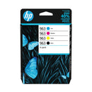 HP 963 CMYK Original Ink Cartridge (Pack of 4) 6ZC70AE