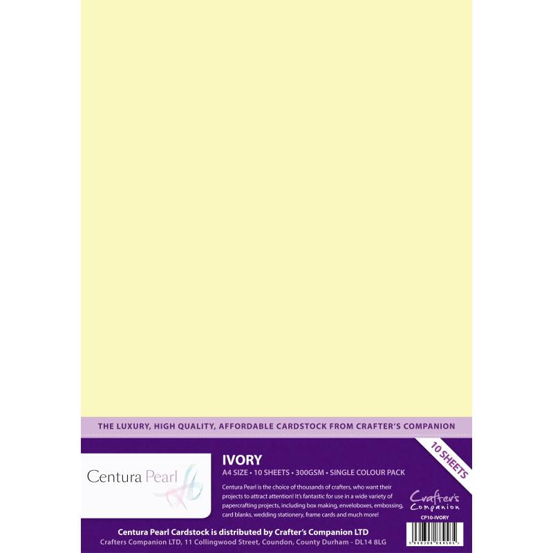 Crafter's Companion Centura Pearl Single Colour (10 sheets)
