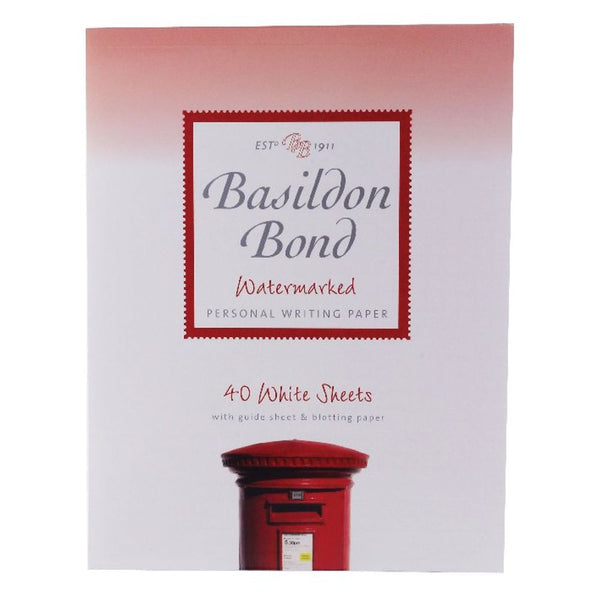 Basildon Bond White Writing Pad 178 x 229mm