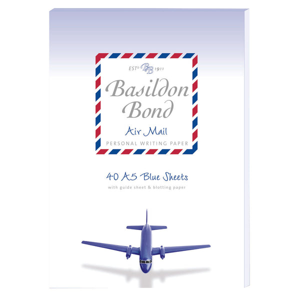Basildon Bond Blue Airmail Envelopes 114 x 162mm