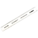 Q-Connect Ruler Shatterproof 300mm Clear