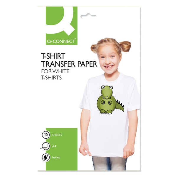 Q-Connect T-Shirt Transfer Paper (Pack of 10)