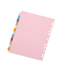 Q-Connect 12-Part Subject Divider Multi-punched A4