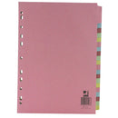 Q-Connect 20-Part Subject Divider Multi-punched A4