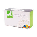 Q-Connect Assorted Colours Foldback Clips (Pack of 10)