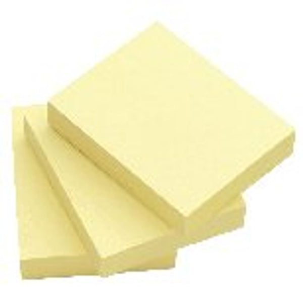 Q-Connect Quick Notes 51 x 76mm Yellow (Pack of 12)