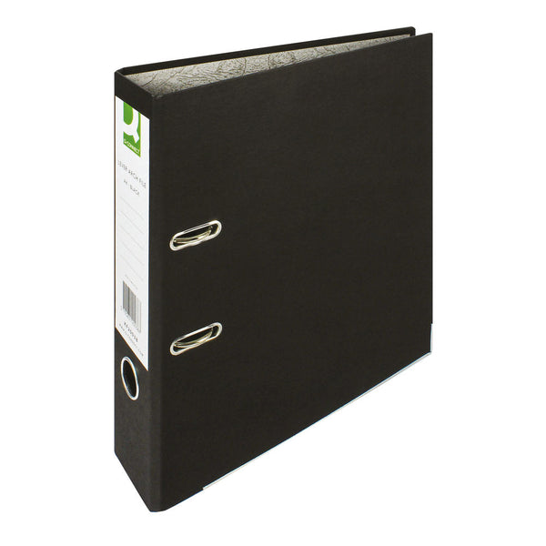 Q-Connect Lever Arch File Paperbacked A4 Black