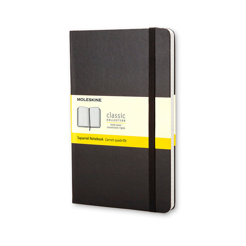 Moleskine Classic Squared Hardcover Notebook - Pocket