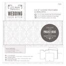 Papermania 6 x 6" Sleeved Postcards & Envelopes (25pk) - White