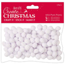 Create Christmas Mini Pom Poms (120pcs)