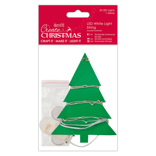 Create Christmas 20 LED Light String