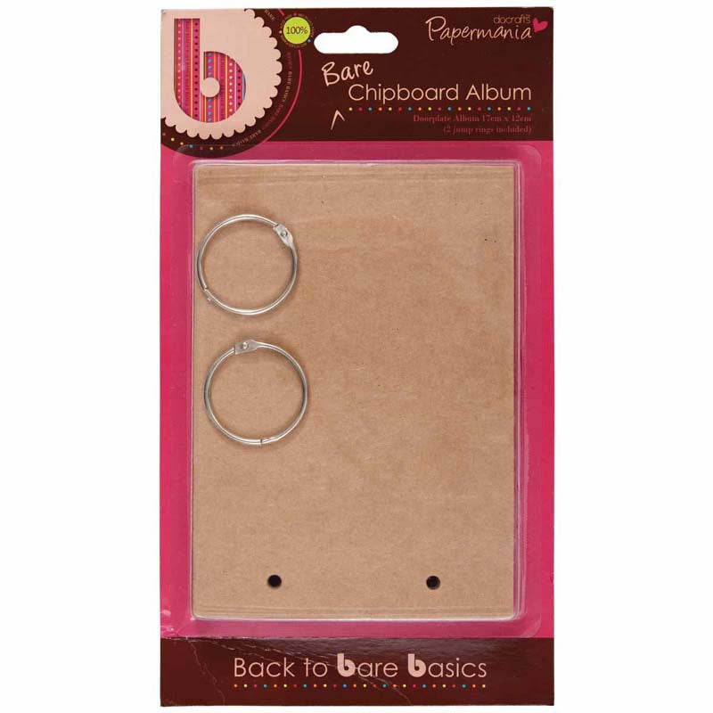 Papermania 17 x 12cm Chipboard Album (6pcs) - Doorplate