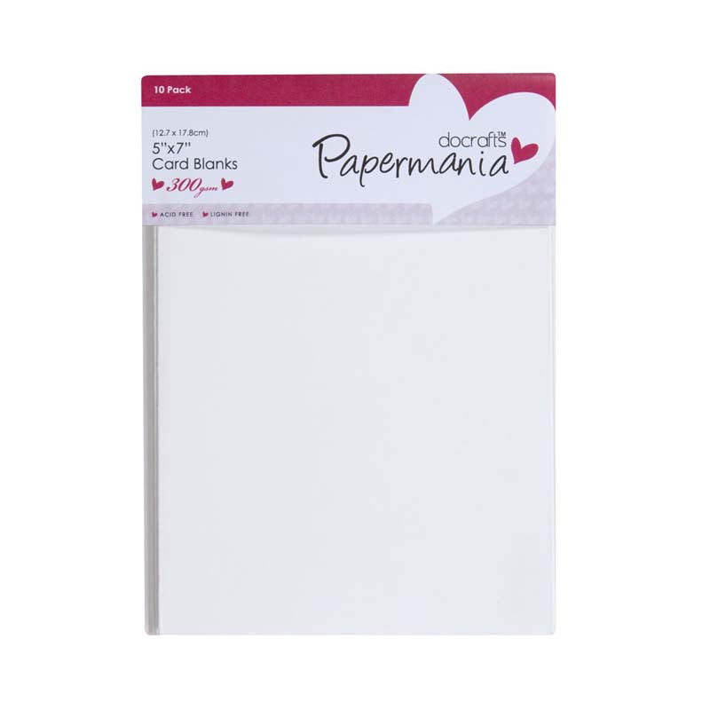 Papermania 5 x 7" Cards and Envelopes (10pk)