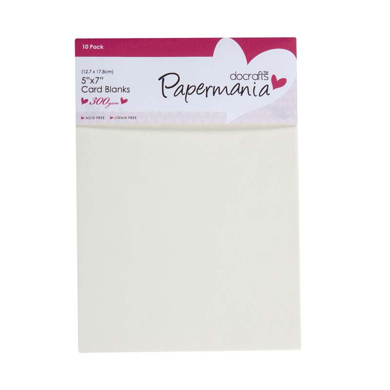 Papermania 5 x 7" Cards and Envelopes (10pk)