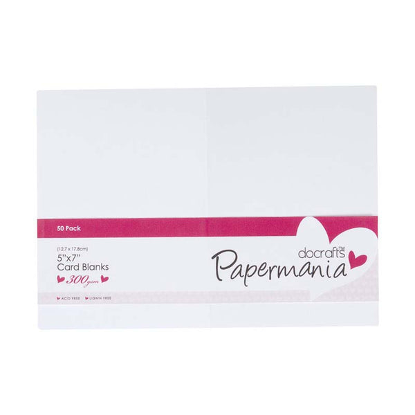 Papermania 5 x 7" Cards and Envelopes (50pk)
