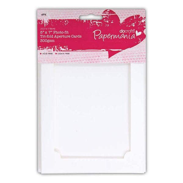 Papermania Photo-Fit Cards-Envelopes (4pk)