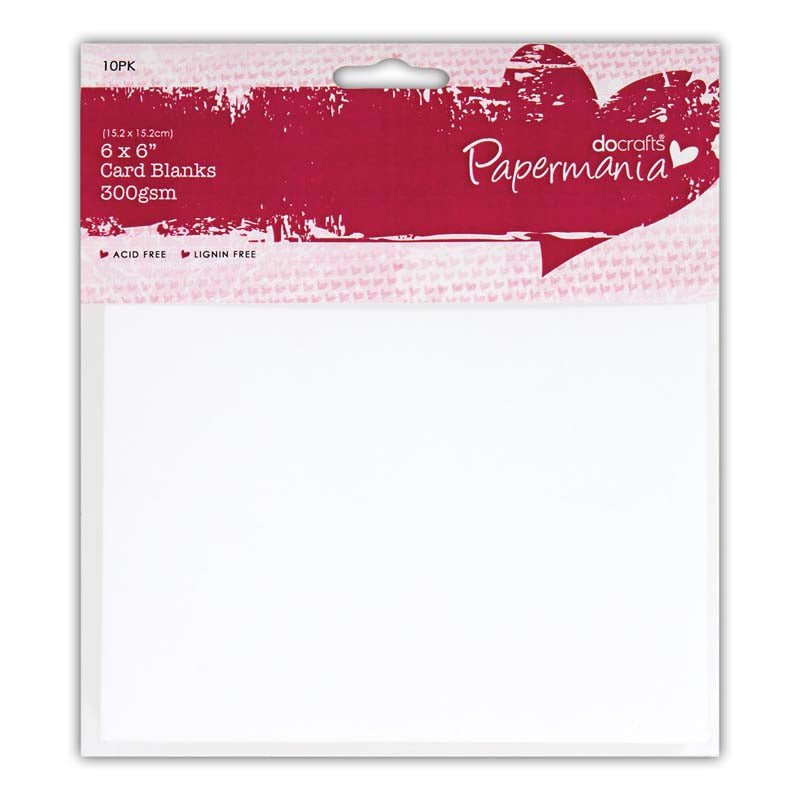 Papermania 6 x 6" Cards-Envelopes (10pk)