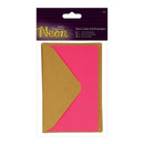 Papermania Neon Cards and Envelopes (3pk)