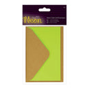 Papermania Neon Cards and Envelopes (3pk)