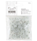 Papermania Organza Ribbon Roses (100pcs) - Wedding