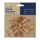 Papermania Wooden Bobbins (22pcs)