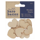 Papermania Wooden Hearts (12pcs)