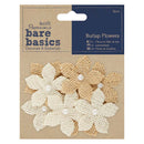 Papermania Burlap Flowers (8pcs)