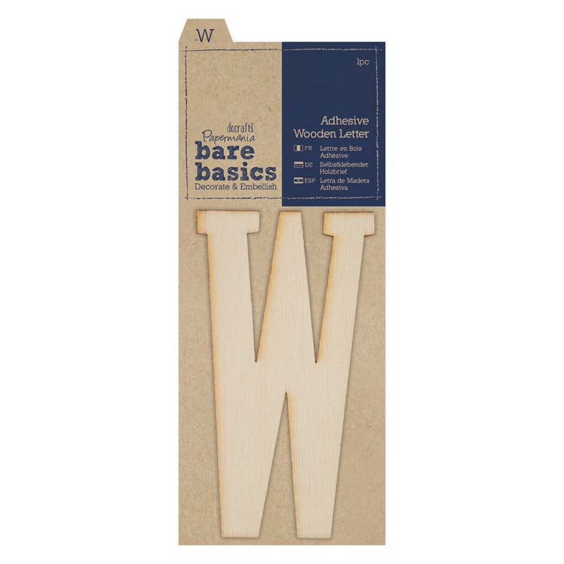 Papermania Adhesive Wooden Letter (1pc)