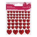 Papermania Shimmer Heart Stickers (46pcs)