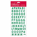 Create Christmas Christmas Alphabet Thicker Stickers - Glitter