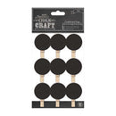 Papermania Chalkboard Pegs (9pcs) - Circles