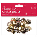 Create Christmas Large Jingle Bells (20pcs)