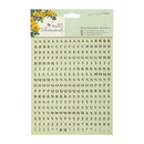 Papermania Mini Alphabet Stickers (306pcs) - Botanicals