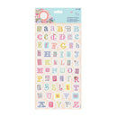 Papermania Alphabet Stickers Foiled (58pcs) - Bellissima