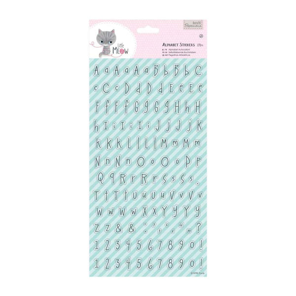Papermania Alphabet Stickers (134pcs) - Little Meow