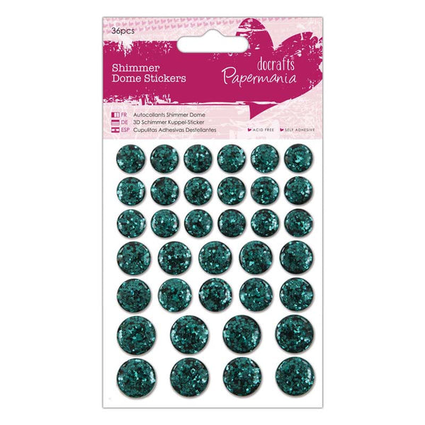 Papermania Shimmer Dome Stickers (36pcs)
