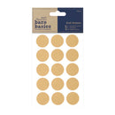 Papermania Kraft Stickers (60pcs) - Circles