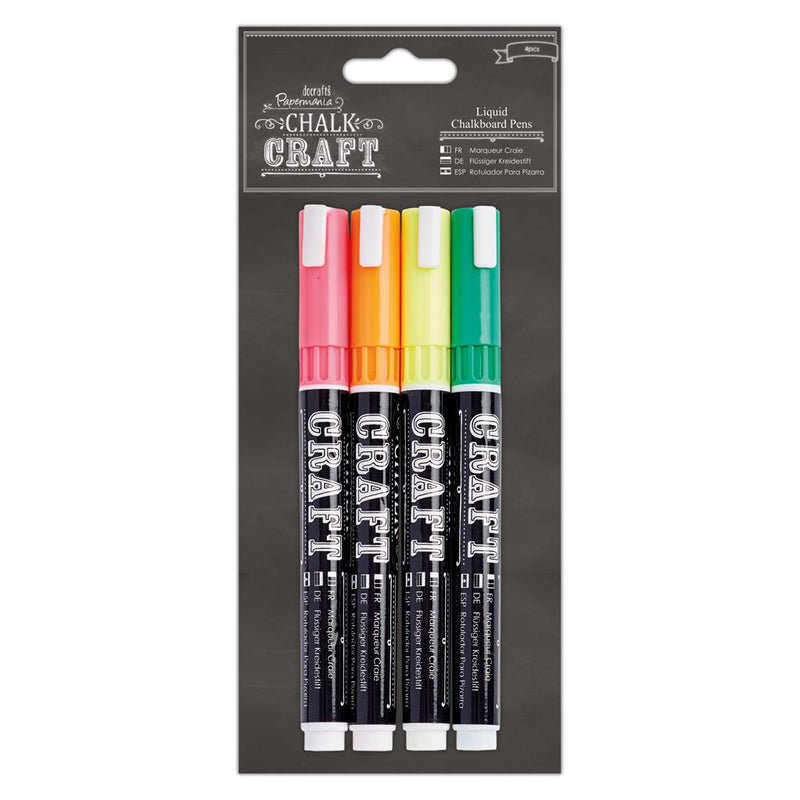 Papermania Liquid Chalkboard Pens (4 Pieces)