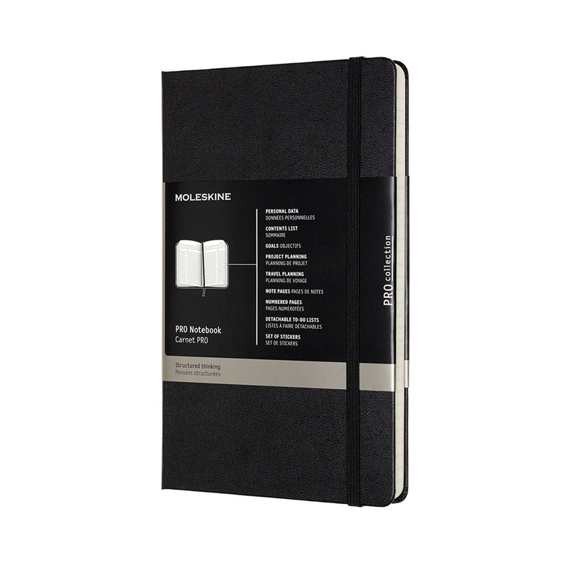 Moleskine Pro Hardcover Notebook - Large