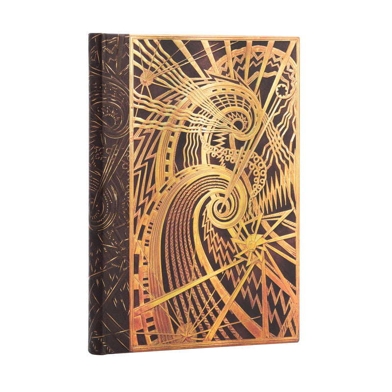 Paperblanks New York Deco The Chanin Spiral Midi Journal