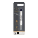 Parker Quinkflow Ball Pen Refill - Medium (Twin Pack)