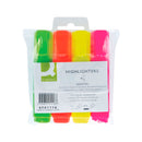 Q-Connect Assorted Highlighter Pens (Pack of 4)